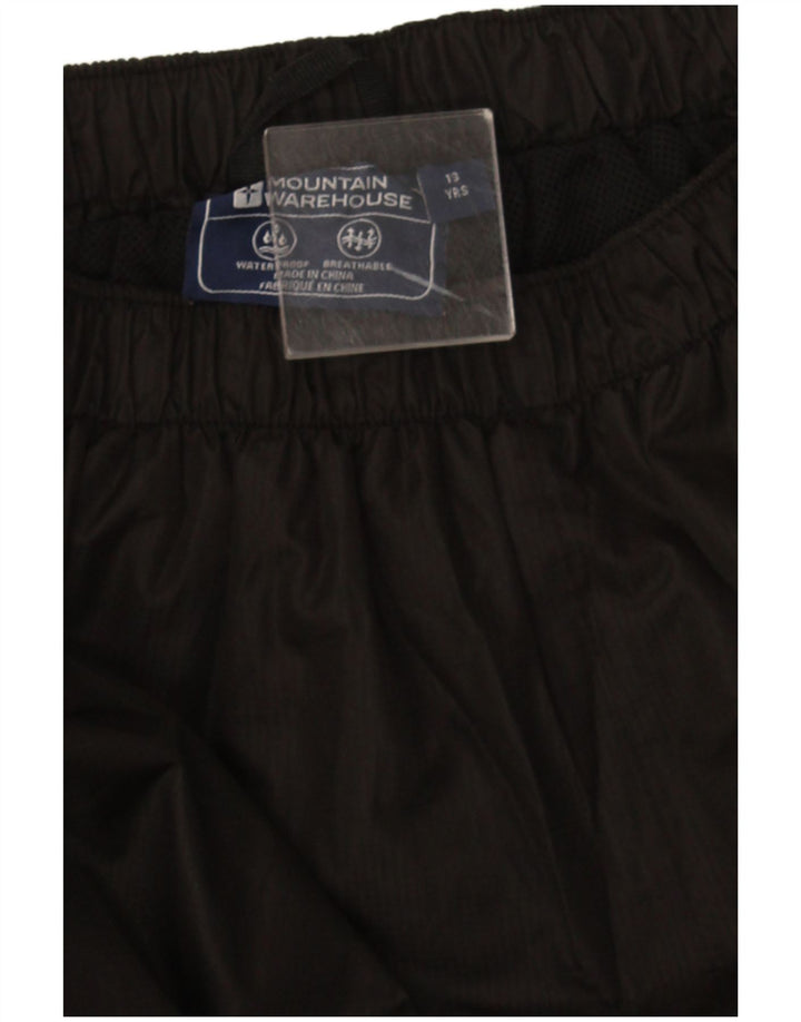 Mountain Warehouse Pantalon imperméable garçon 12-13 ans noir