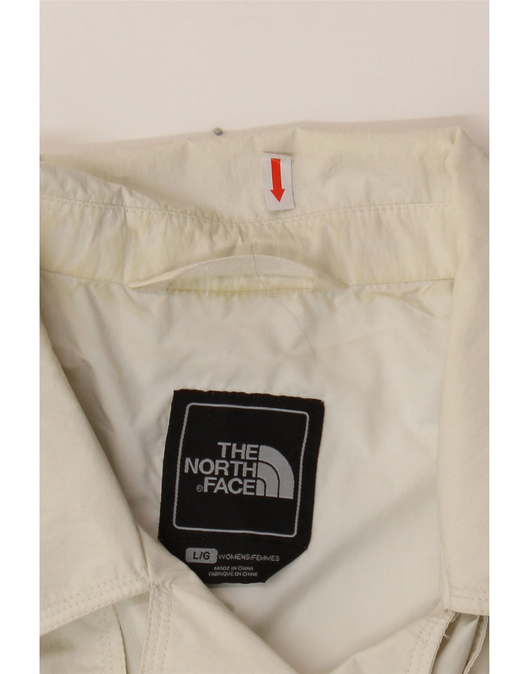 THE NORTH FACE Womens Pea Coat UK 16 Large White Vintage The North Face and Second-Hand The North Face from Messina Hembry 