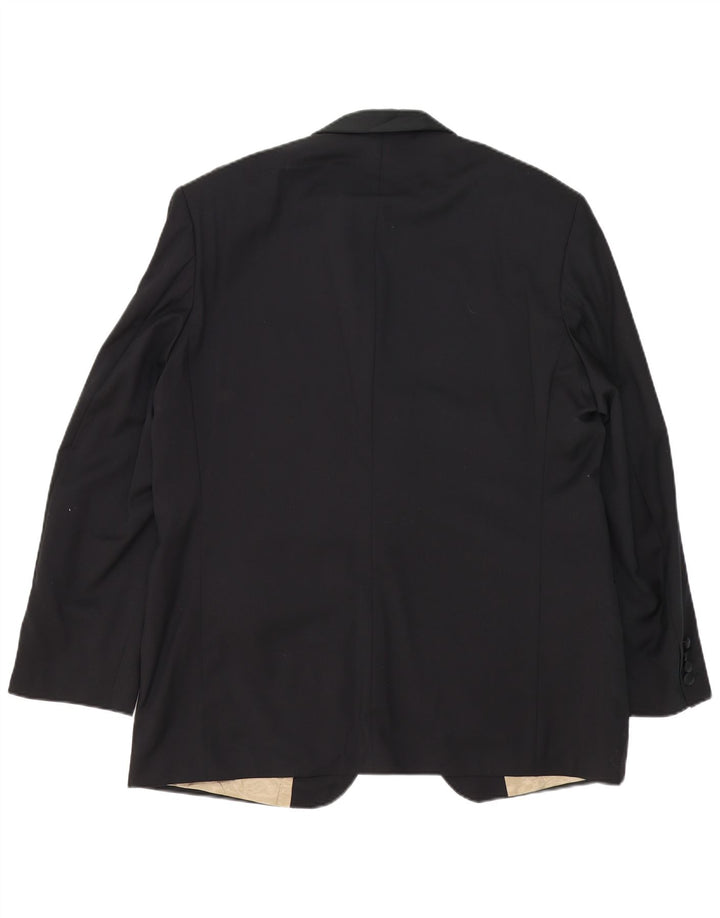 Marks & Spencer Veste blazer à 1 bouton pour homme UK 40 laine noire moyenne