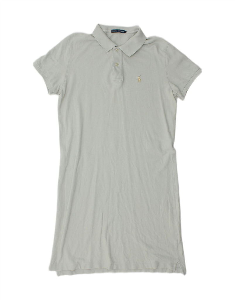 RALPH LAUREN Womens Polo Dress UK 14 Large Blue Cotton Vintage Ralph Lauren and Second-Hand Ralph Lauren from Messina Hembry 