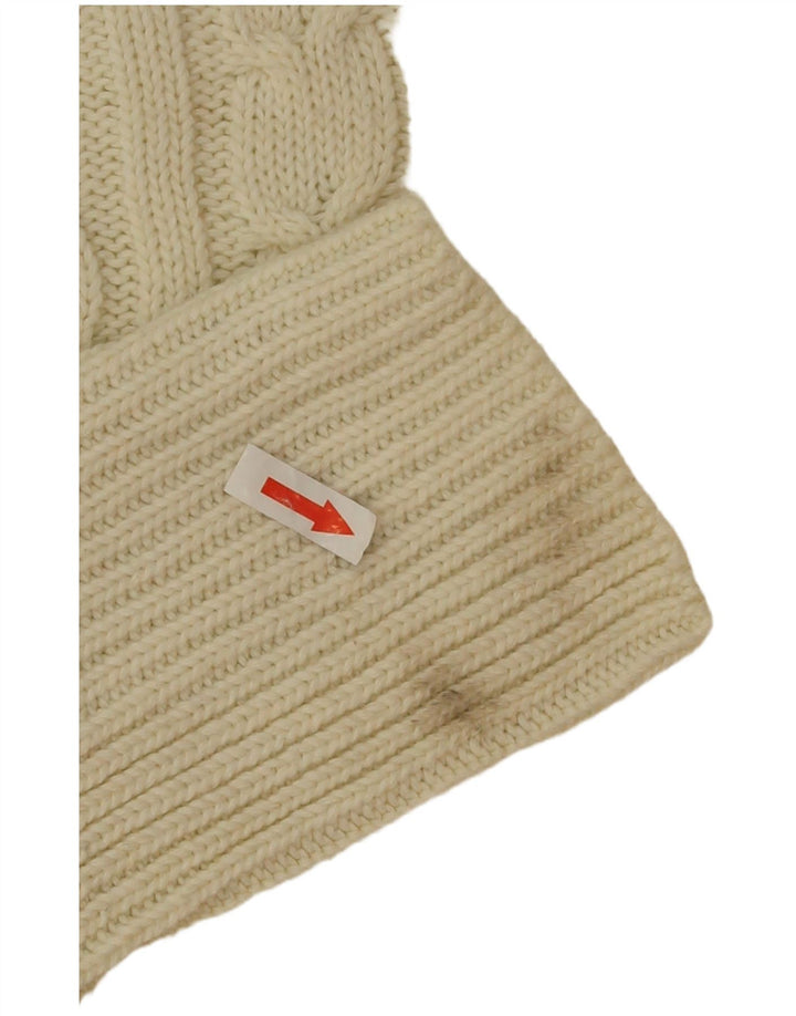 Marks & Spencer Pull col bateau pour femme UK 16 Large Beige Polyester