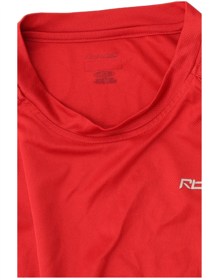 REEBOK T-Shirt Homme Haut Petit Rouge Polyester