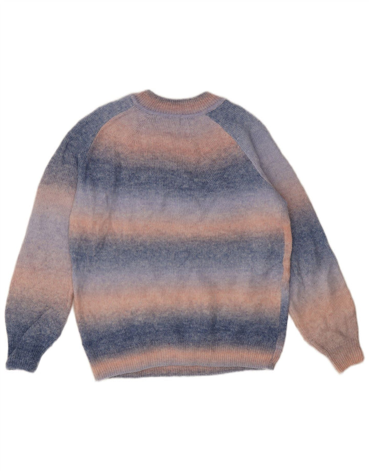 Marks & Spencer Pull à col rond pour homme Petit bleu Tie Dye Acrylique