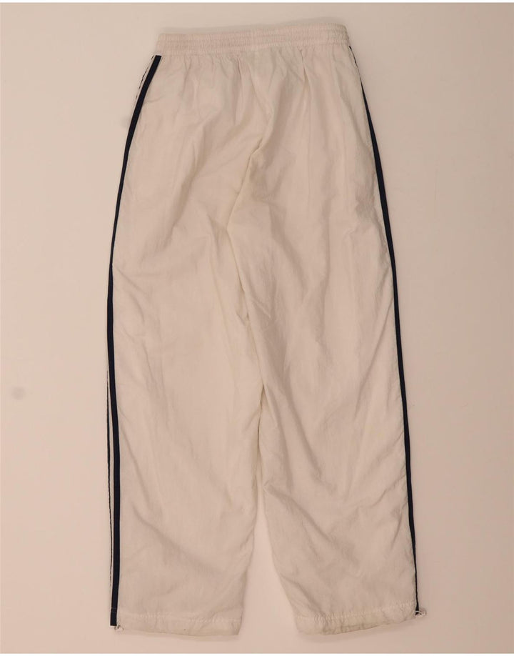 Adidas Pantalon de survêtement pour femme UK 12/14 Medium Blanc Polyamide