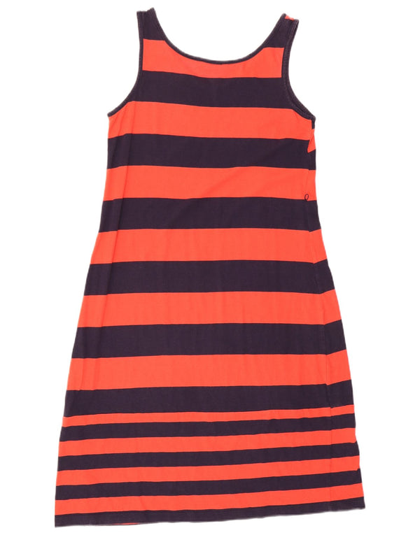 Tommy Hilfiger Robe t-shirt sans manches pour femme UK 12 Rayé rouge moyen