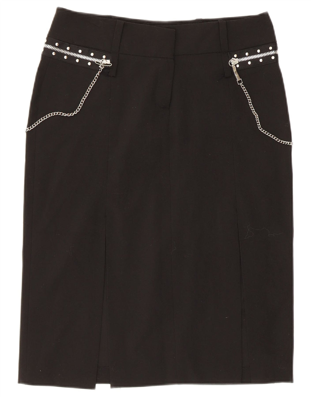 Extyn Jupe Droite Femme IT 44 Medium W30 Noir Polyester