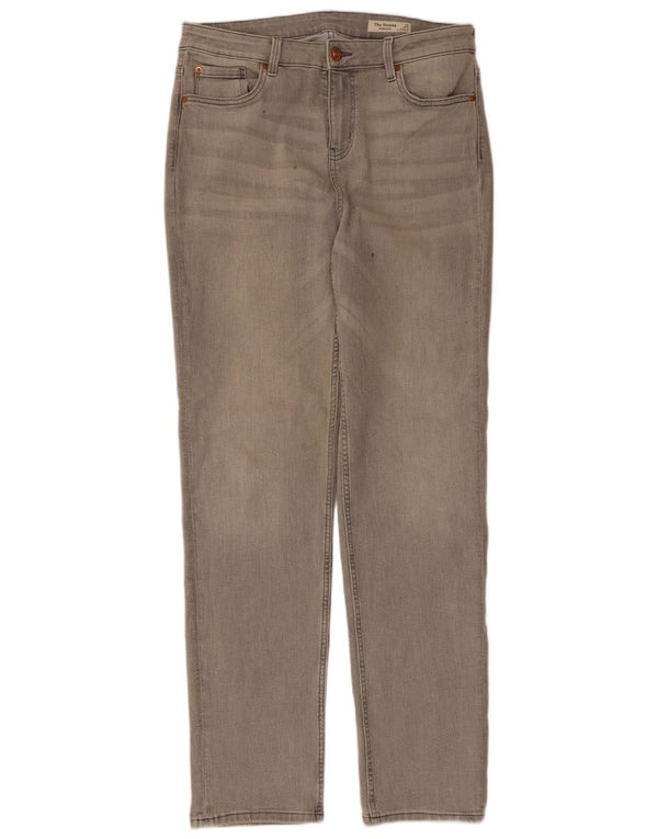 Marks & Spencer Jean droit The Sienna pour femme UK 14 Large W32 L32 Gris