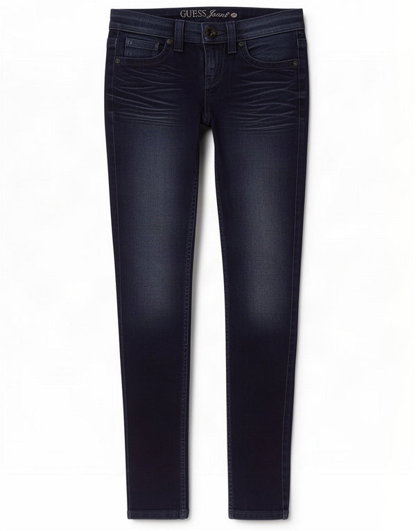 Guess Jean skinny stretch femme W28 L30 Bleu marine Coton