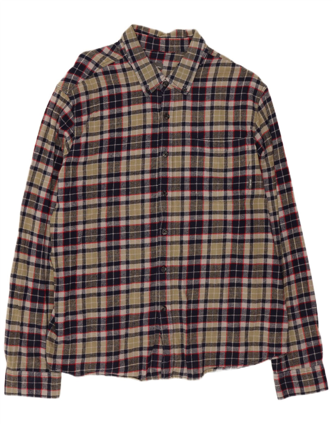 Eddie Bauer Chemise en flanelle pour homme XL à carreaux verts