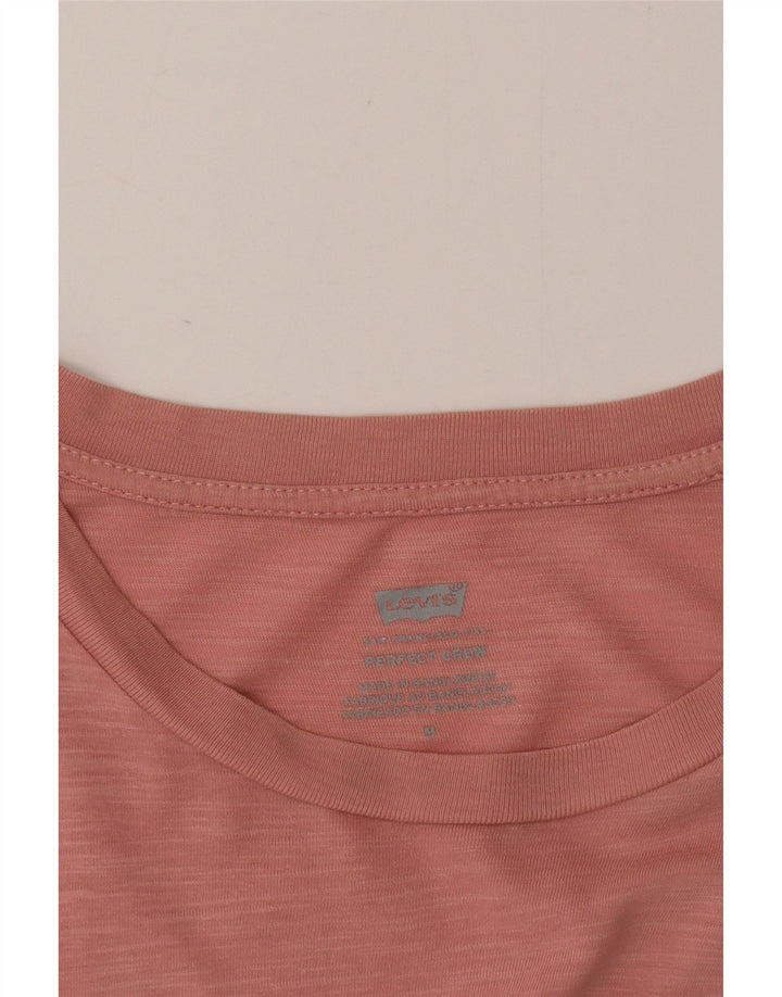 Levi's T-Shirt Femme UK 14 Rose Moyen Moucheté