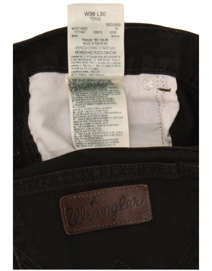 Wrangler Jean droit Texas femme W36 L30 coton noir