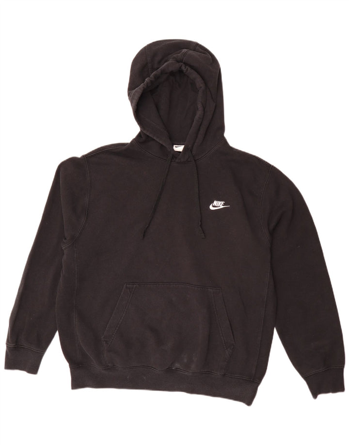 Nike Pull à capuche coupe ample en coton noir moyen pour homme