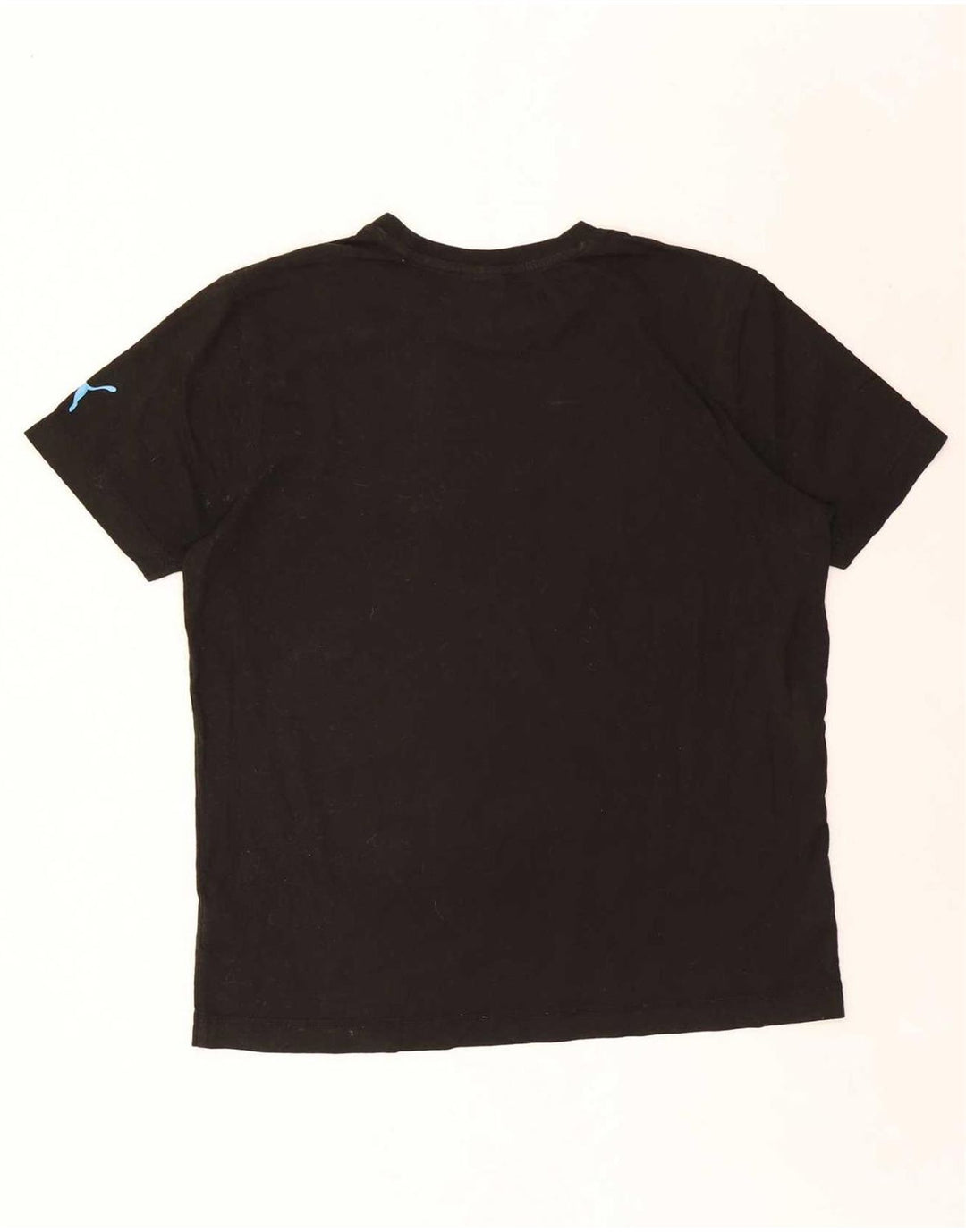 Puma T-shirt graphique pour hommes, grand, noir, coton