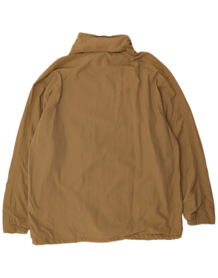 Diadora Veste de pluie à capuche pour homme UK 40 Large Kaki Polyamide