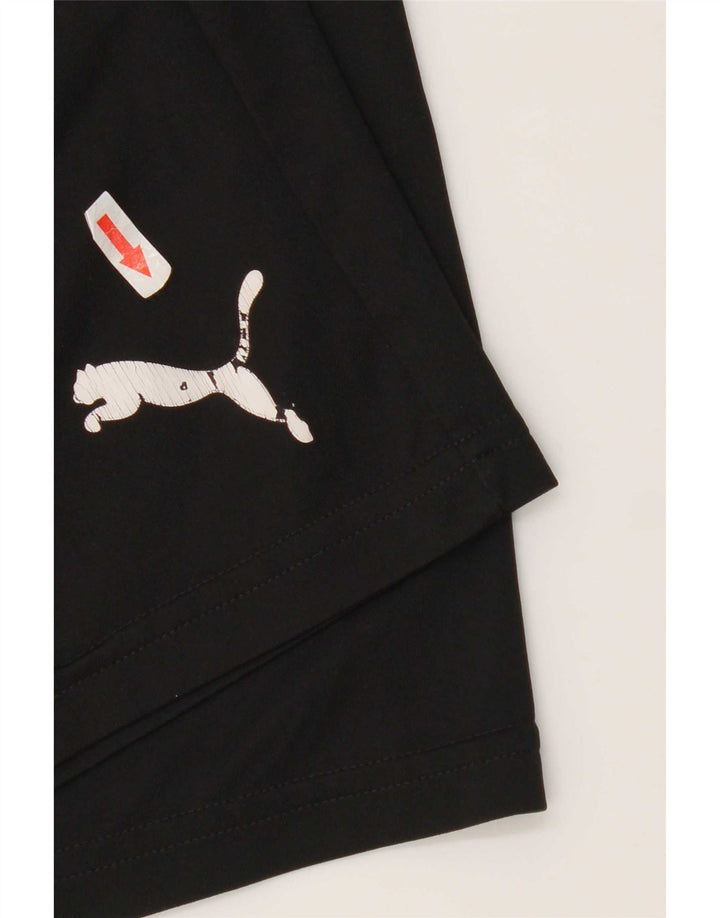 Puma Short de Sport Homme Noir Moyen