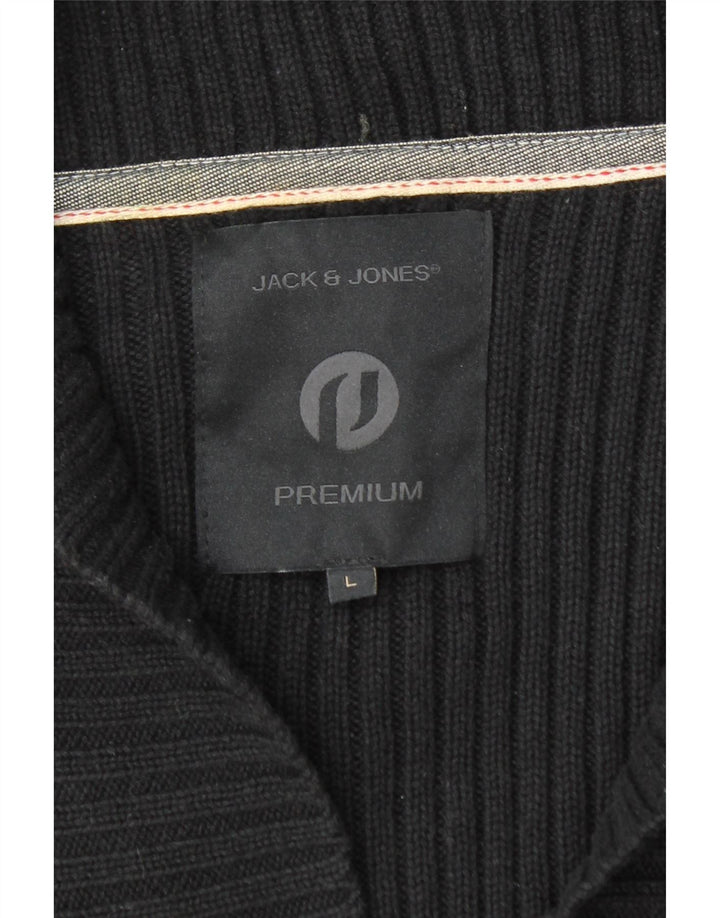 Jack & Jones Cardigan Homme Pull Large Noir Coton