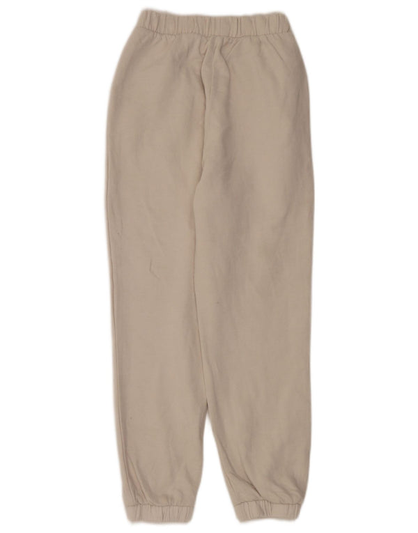 Zara Pantalon de survêtement pour femme Joggers UK 8 Small Beige Cotton