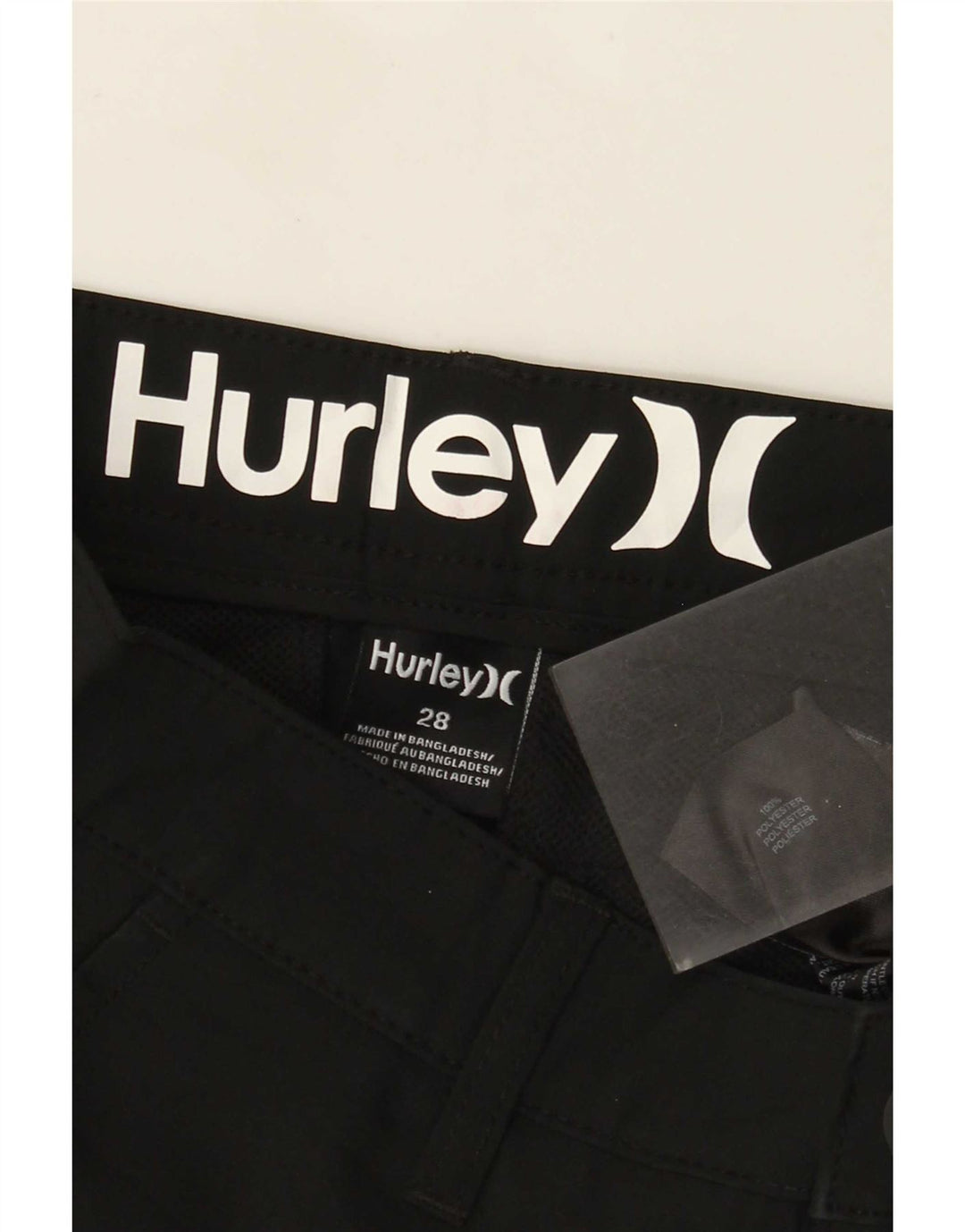 Hurley Short Chino Homme W28 Petit Noir Polyester