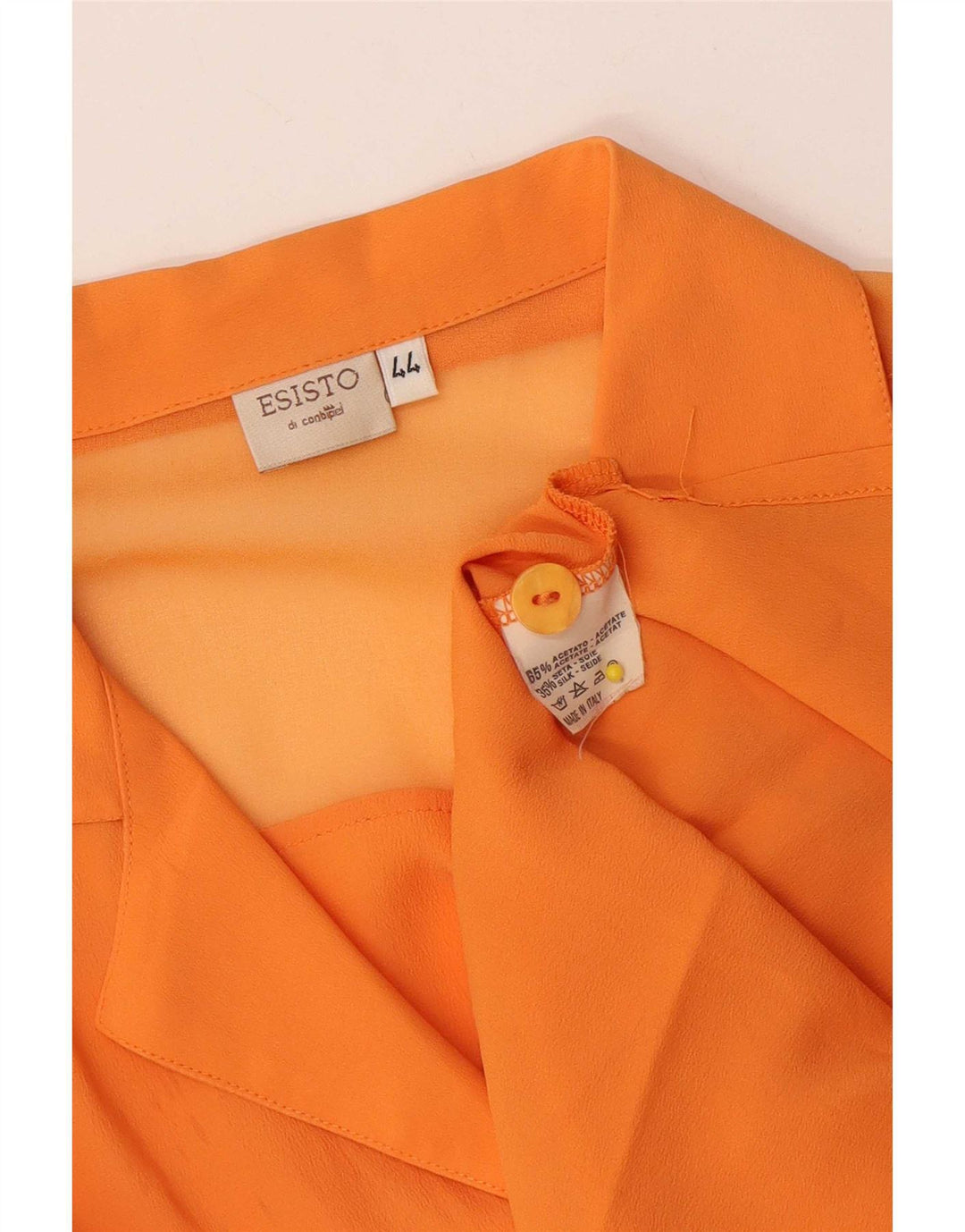 Conbipel Femme Esisto Chemise À Manches Courtes Blouse IT 44 Orange Moyen