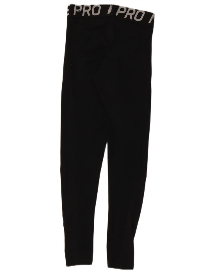 Nike Legging graphique Dri Fit pour femme UK 14 Noir moyen