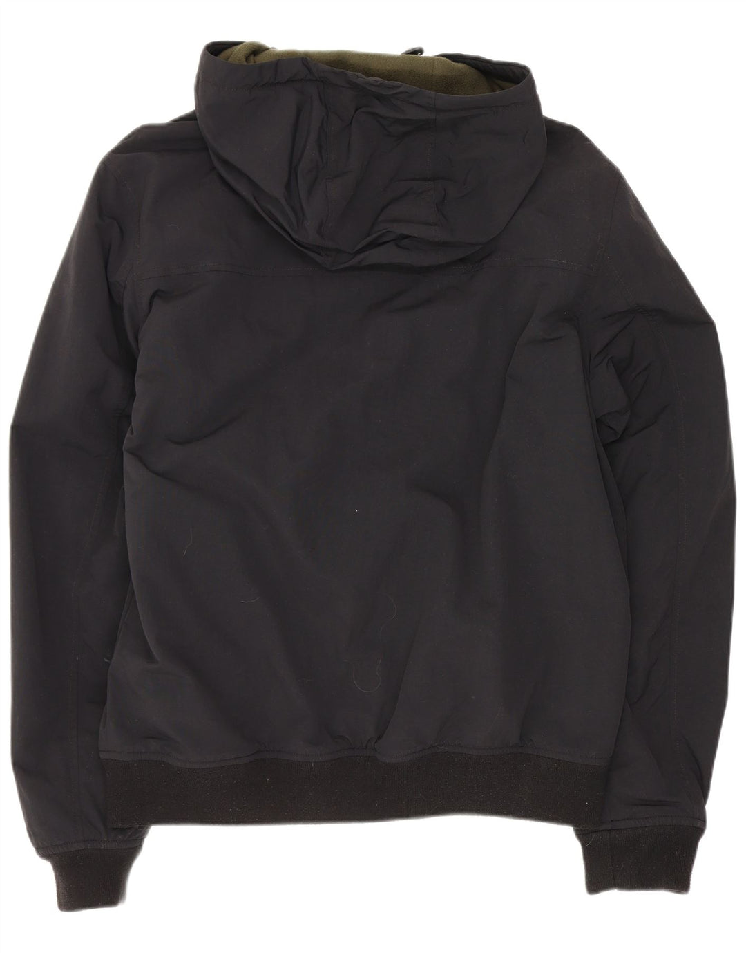 Tommy Hilfiger Veste Bomber à Capuche Homme UK 38 Medium Noir Polyamide