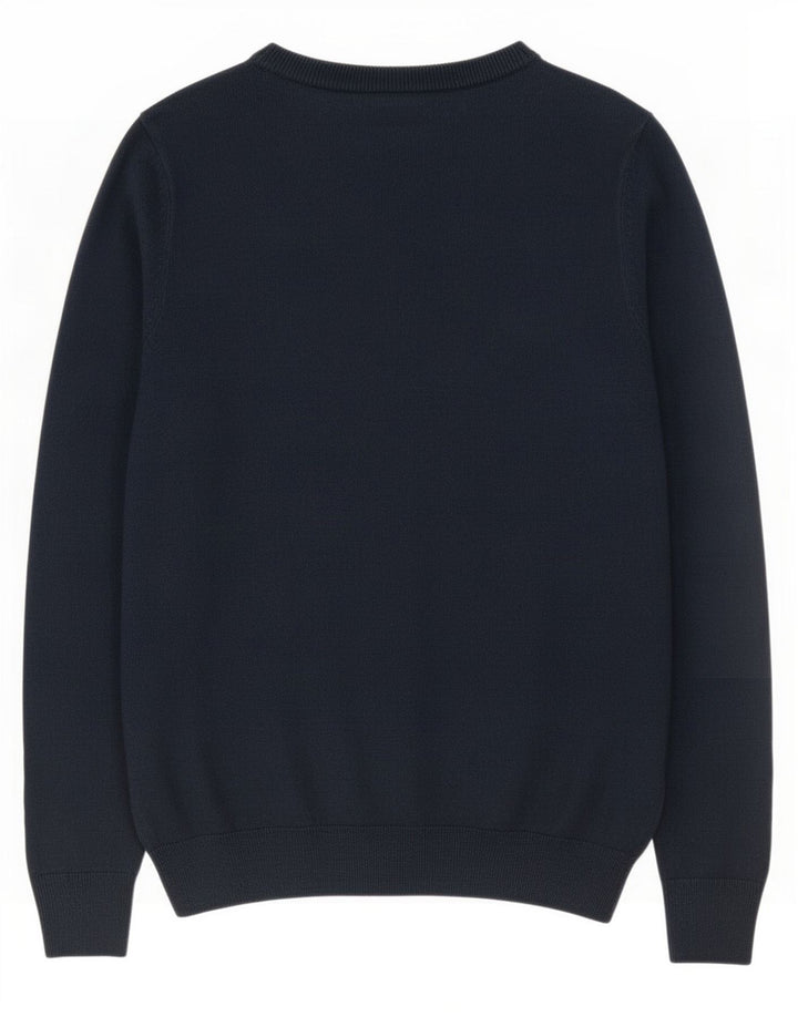 Marks & Spencer Pull col bateau pour homme Petit bleu marine Acrylique