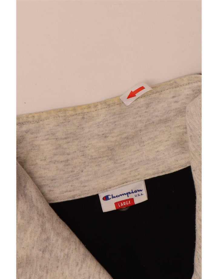 Champion Veste de Survêtement Graphique pour Homme Grand Noir Colorblock
