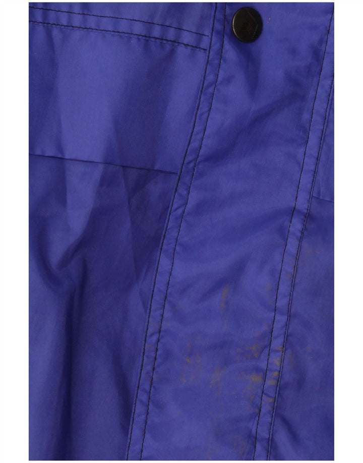 K-Way Veste de pluie coupe ample pour homme UK 38 Bleu moyen Colourblock Polyamide