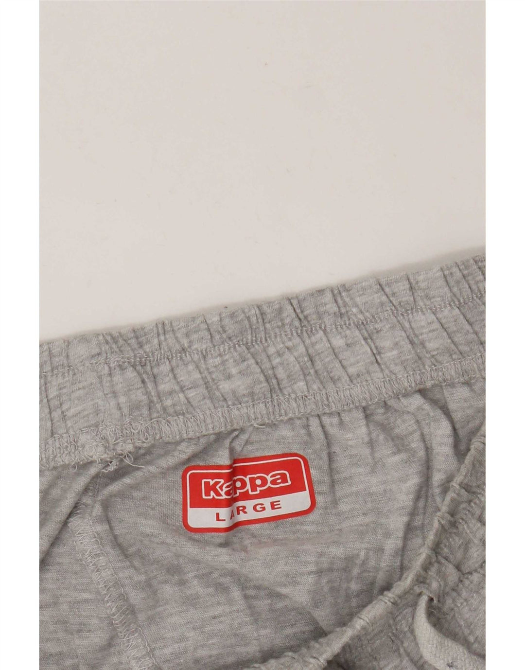 Kappa Short de Sport Graphique Homme Gris Moyen