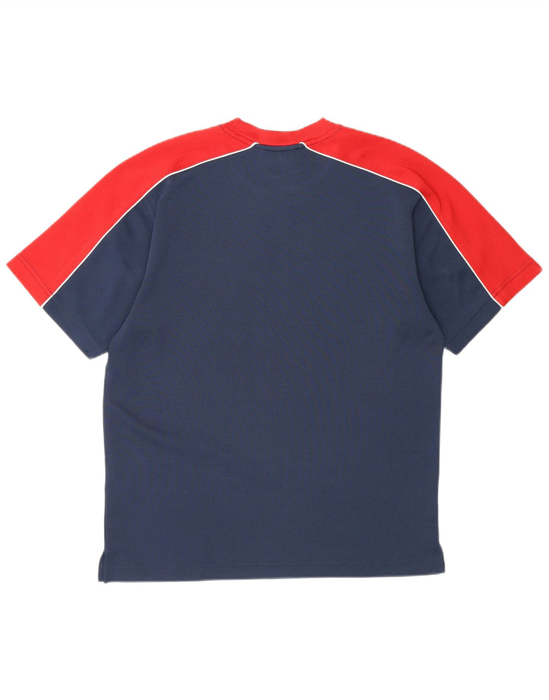 Reebok T-Shirt Homme Haut Petit Bleu Marine Colorblock Polyester