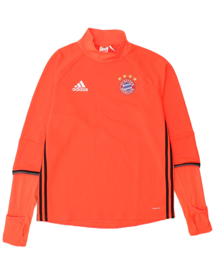 ADIDAS Haut à manches longues FC Bayern Munchen Homme Orange Moyen Polyester