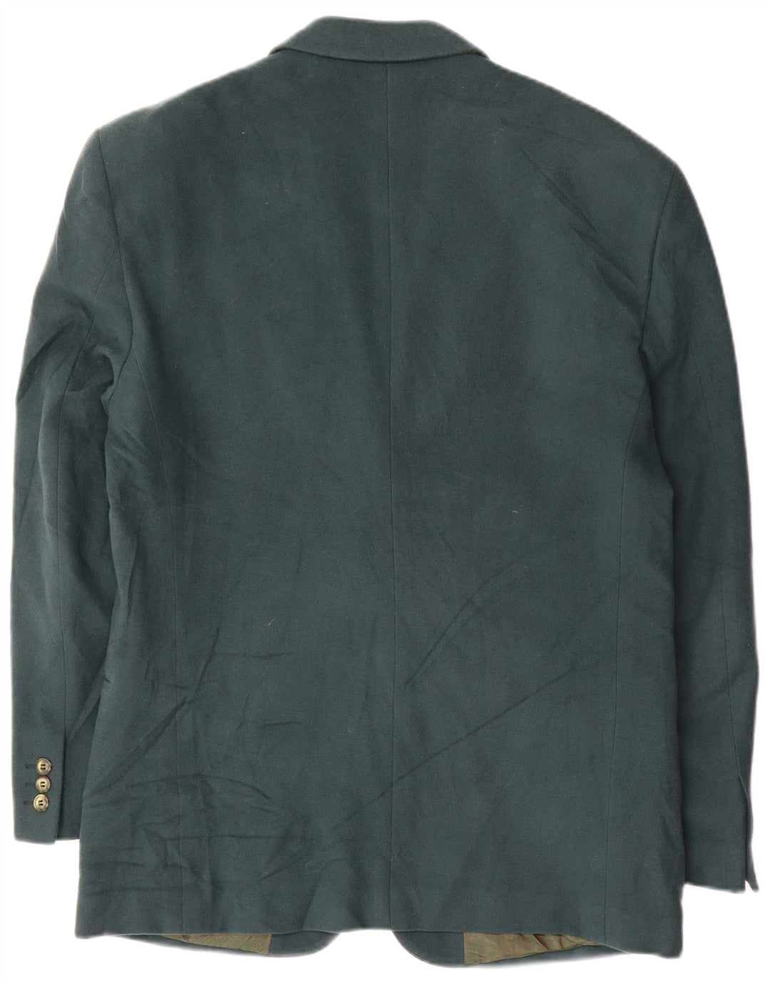 Camel Active Veste Blazer 2 Boutons Homme IT 50 Grande Laine Verte