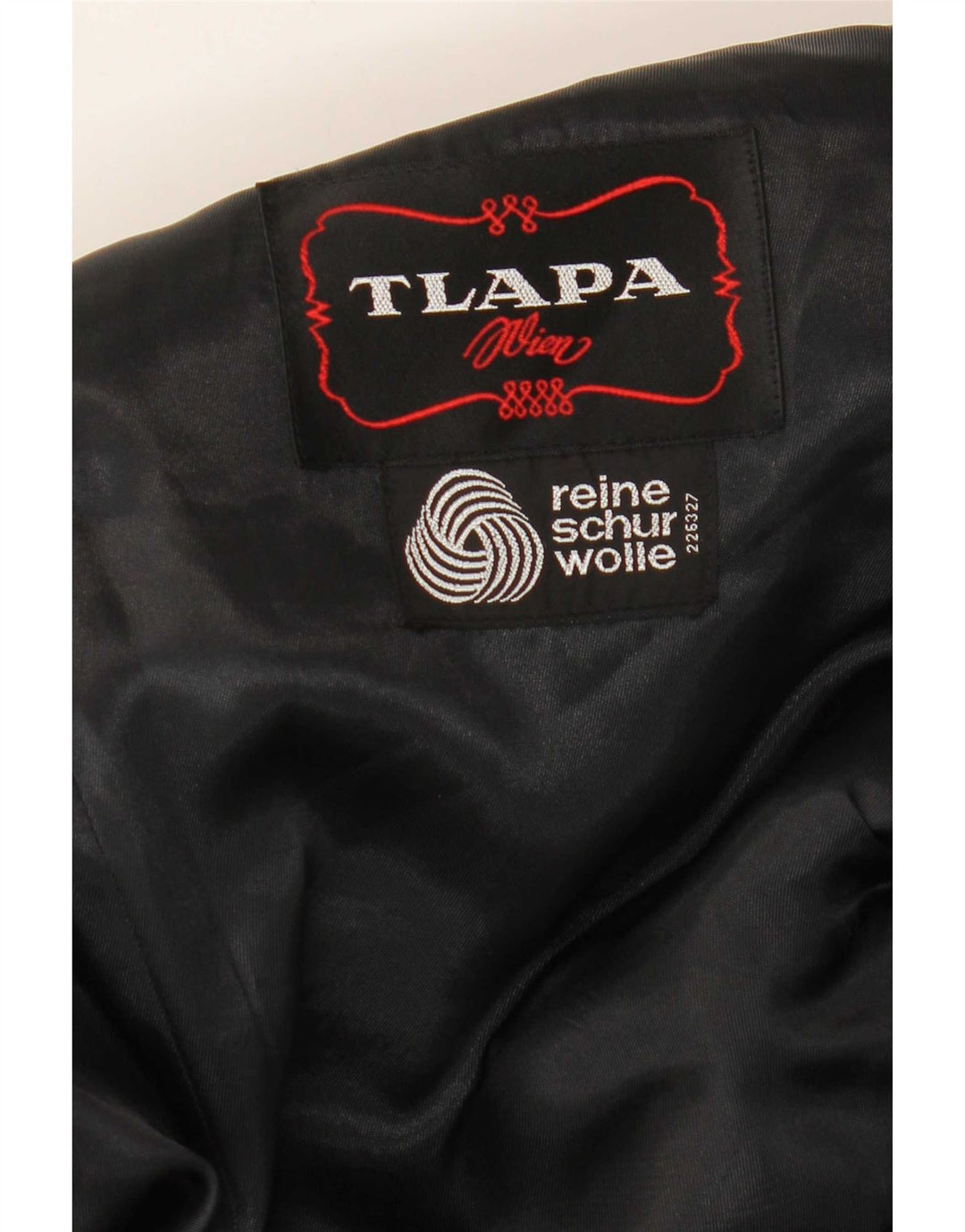 TLAPA Veste Blazer 1 Bouton pour Homme UK 38 Laine Vierge Noir Moyen