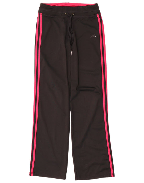 Adidas Pantalon de survêtement Climalite pour femme UK 8/10 Small Noir Polyester