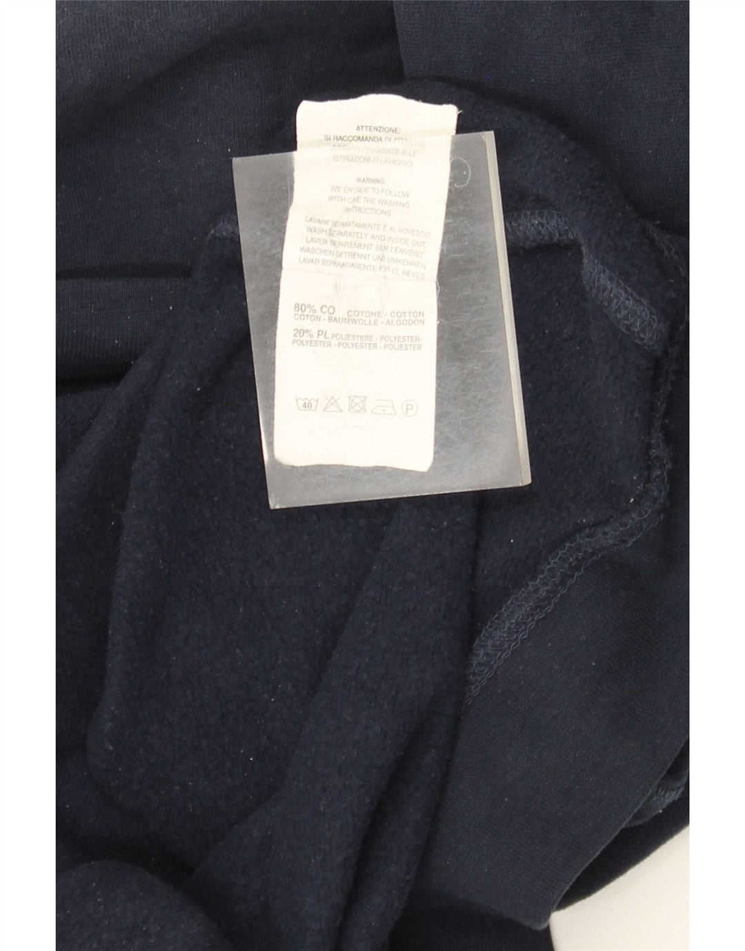Carrera Homme Graphic Sweatshirt Jumper 2XL Bleu Marine Coton