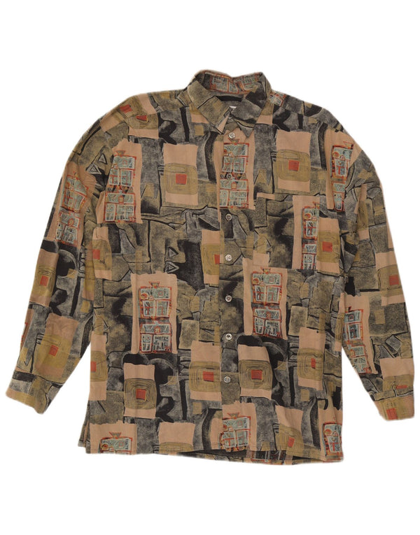 Chemise Homme Vintage Grand Coton Patchwork Multicolore