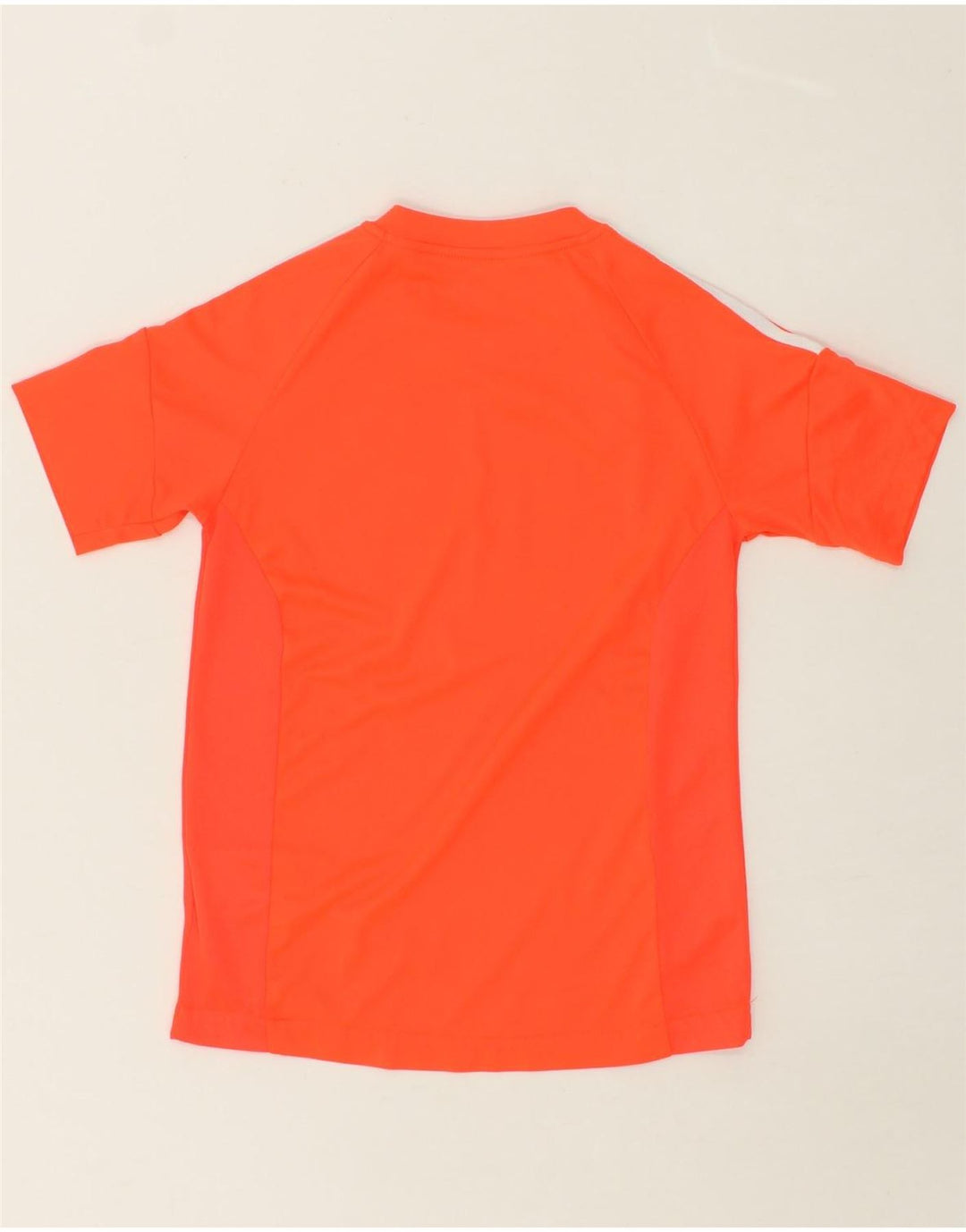 ADIDAS Boys Graphic T-Shirt Top 9-10 Years Orange Polyester Vintage Adidas and Second-Hand Adidas from Messina Hembry 