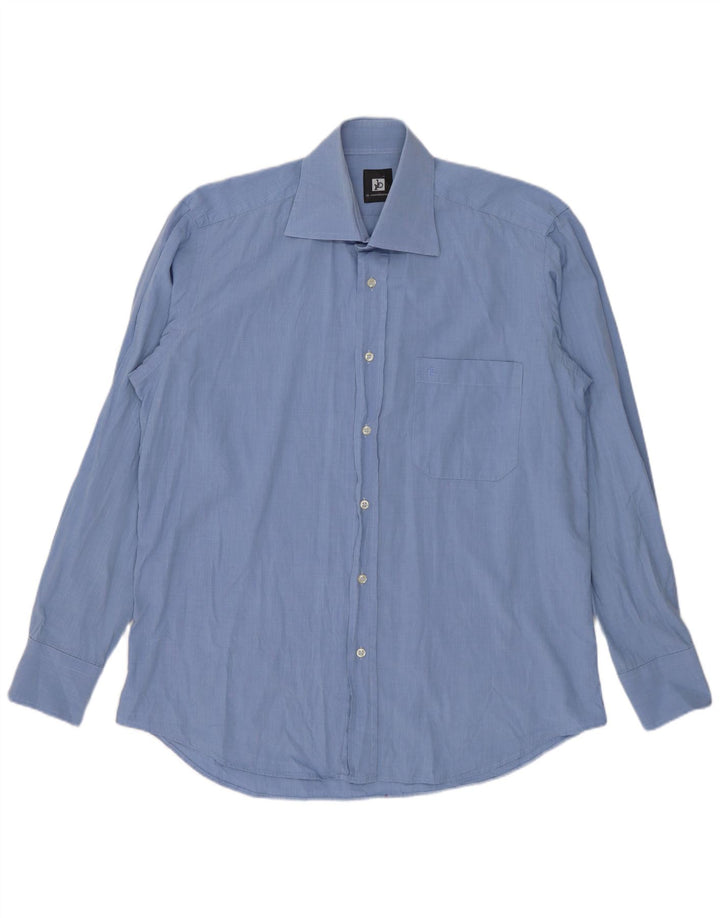 Roccobarocco Chemise Homme Taille 15 1/2 39 Bleu Moyen