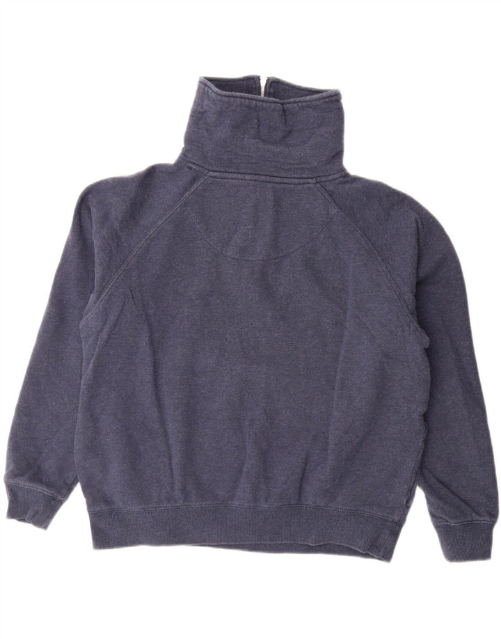 CREW CLOTHING Sweat-shirt surdimensionné pour femme UK 10 Petit Bleu marine