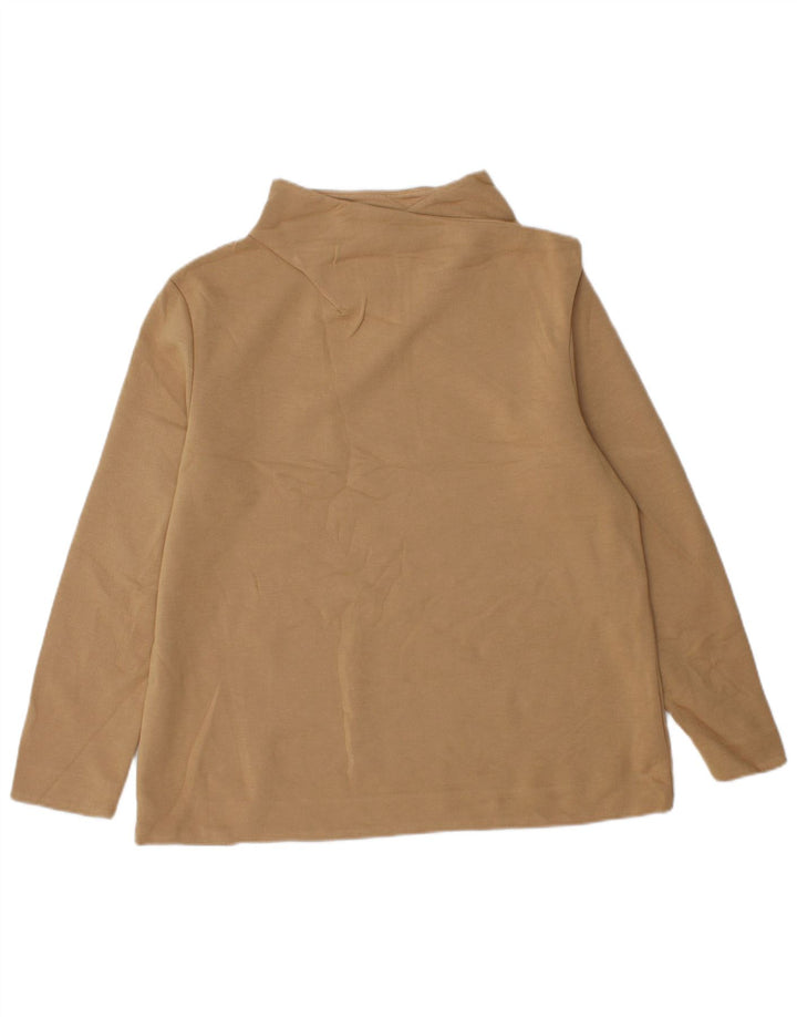 Cos Haut Femme Manches Longues UK 44 Polyester Beige Moyen