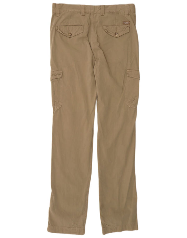 Carrera Pantalon cargo droit pour homme IT 48 Medium W33 L34 Beige Coton
