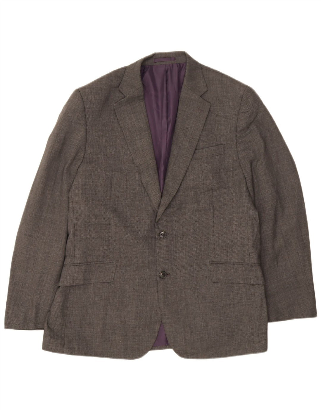 Marks & Spencer Veste blazer Performance 2 boutons pour homme UK 42 Large Gris