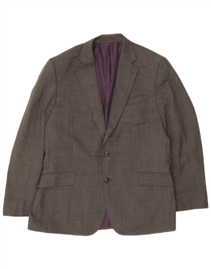 Marks & Spencer Veste blazer Performance 2 boutons pour homme UK 42 Large Gris