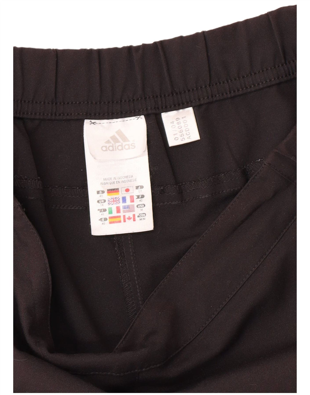 Adidas Short de sport pour femme UK 14 Medium Noir Polyester Sports