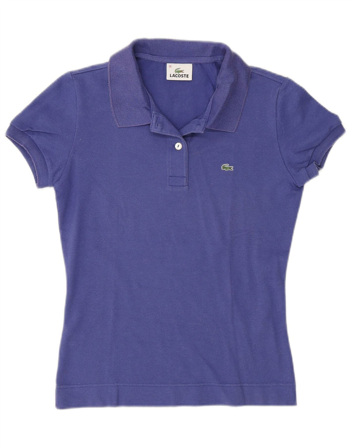 Lacoste Polo Femme Taille 36 Petit Coton Violet