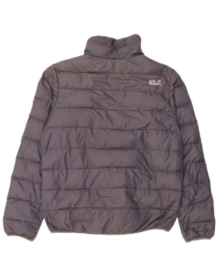 Jack Wolfskin Veste matelassée pour homme UK 38 Gris moyen Polyester