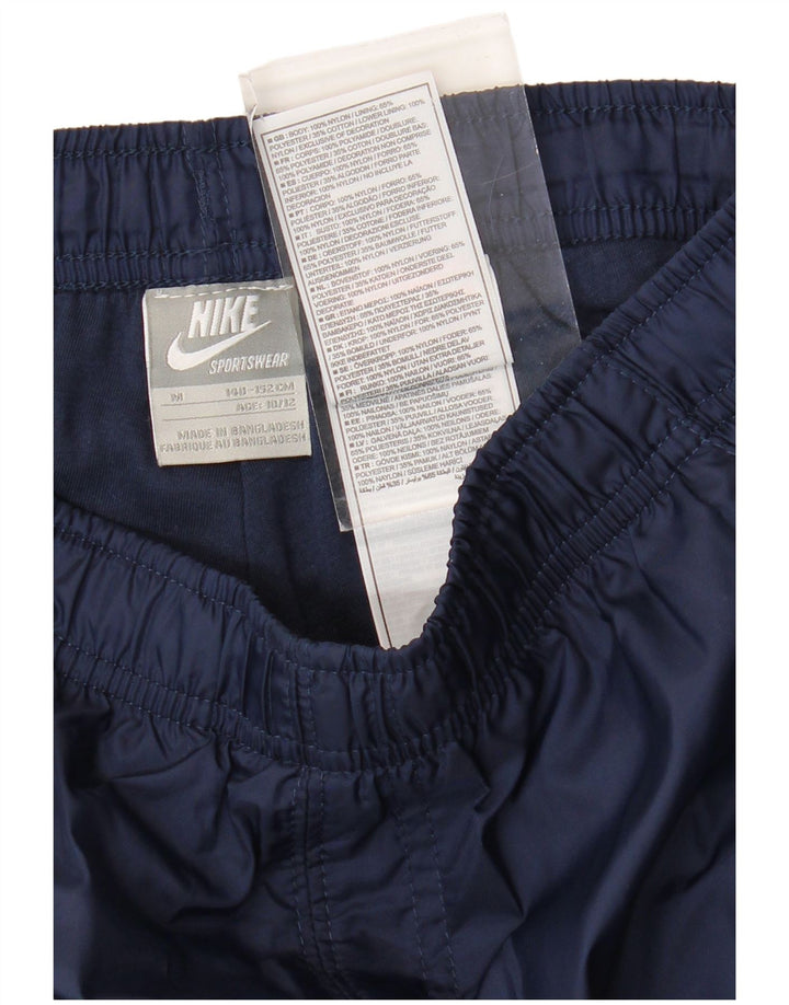 NIKE Pantalon de survêtement garçon 10-11 ans Nylon bleu marine moyen