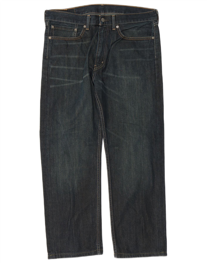 Levi's Jean 505 Straight Homme Bleu Marine W34 L28 Coton