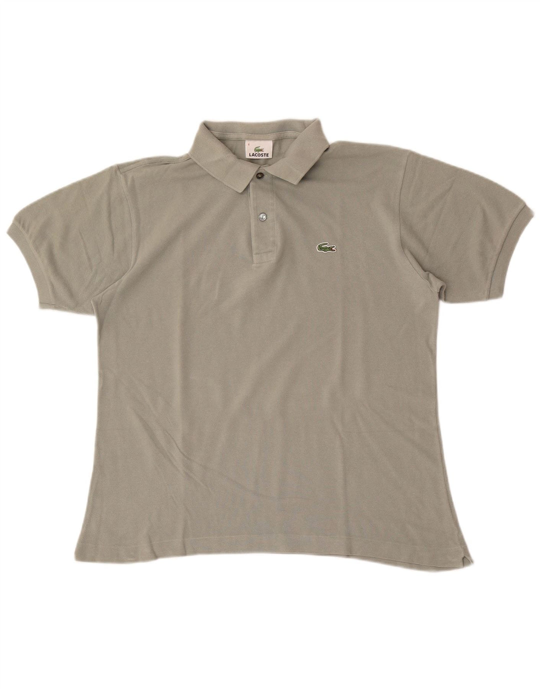 Lacoste Polo Homme Taille 4 Coton Kaki Moyen
