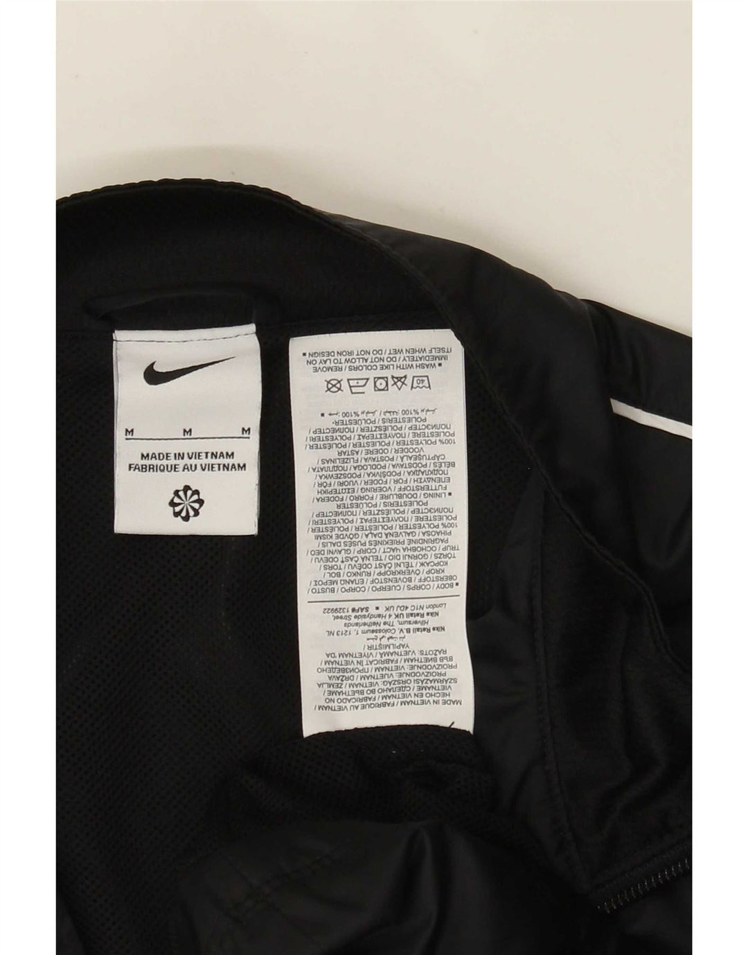 Nike Veste de survêtement pour homme Noir moyen Polyester